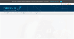 Desktop Screenshot of fritz-emde.com