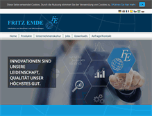 Tablet Screenshot of fritz-emde.com